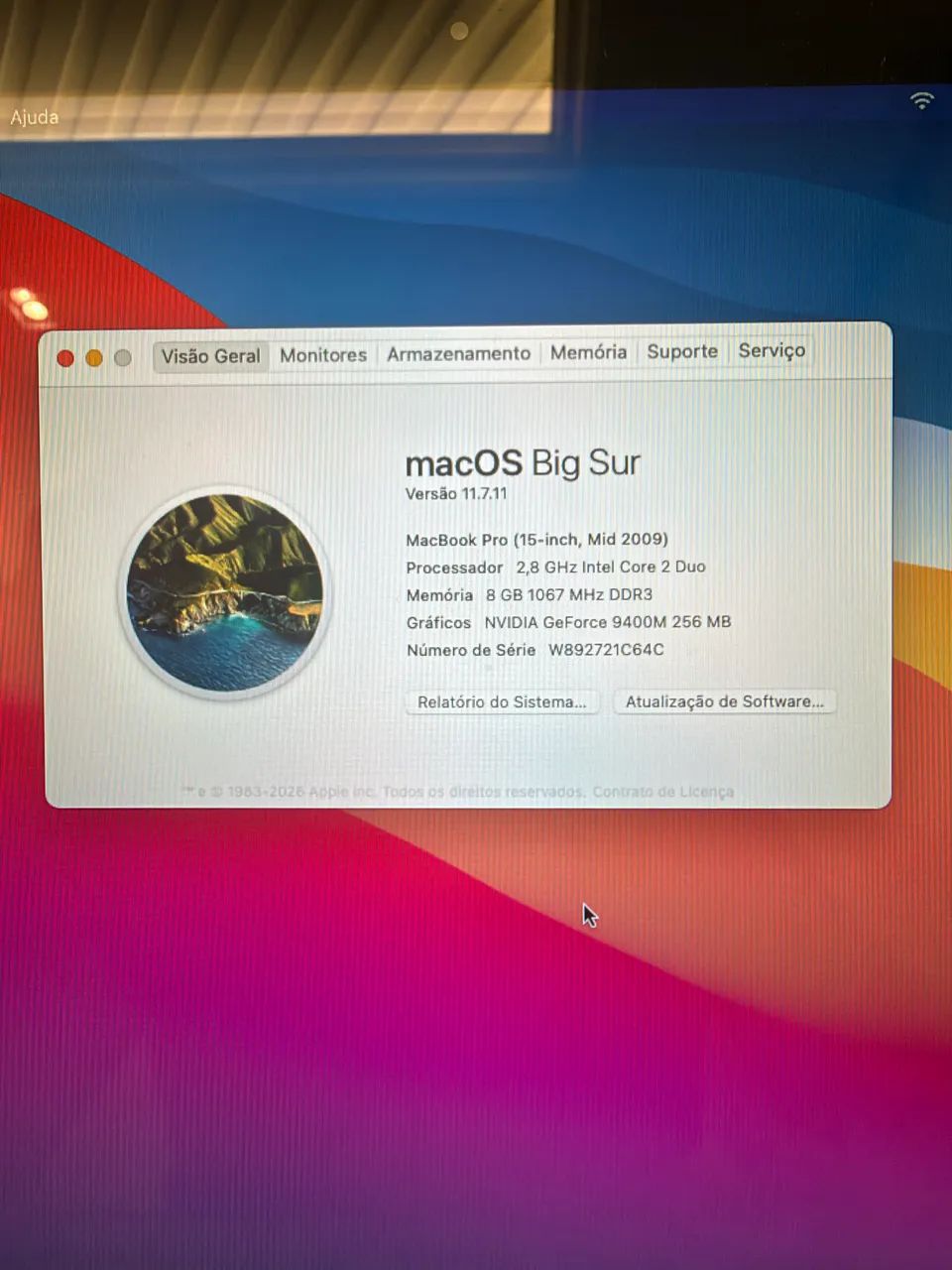 MacBook Pro TELA DE 15 polegadas/ mid 2009/ 8gb/ 240 SSD - Foto 3