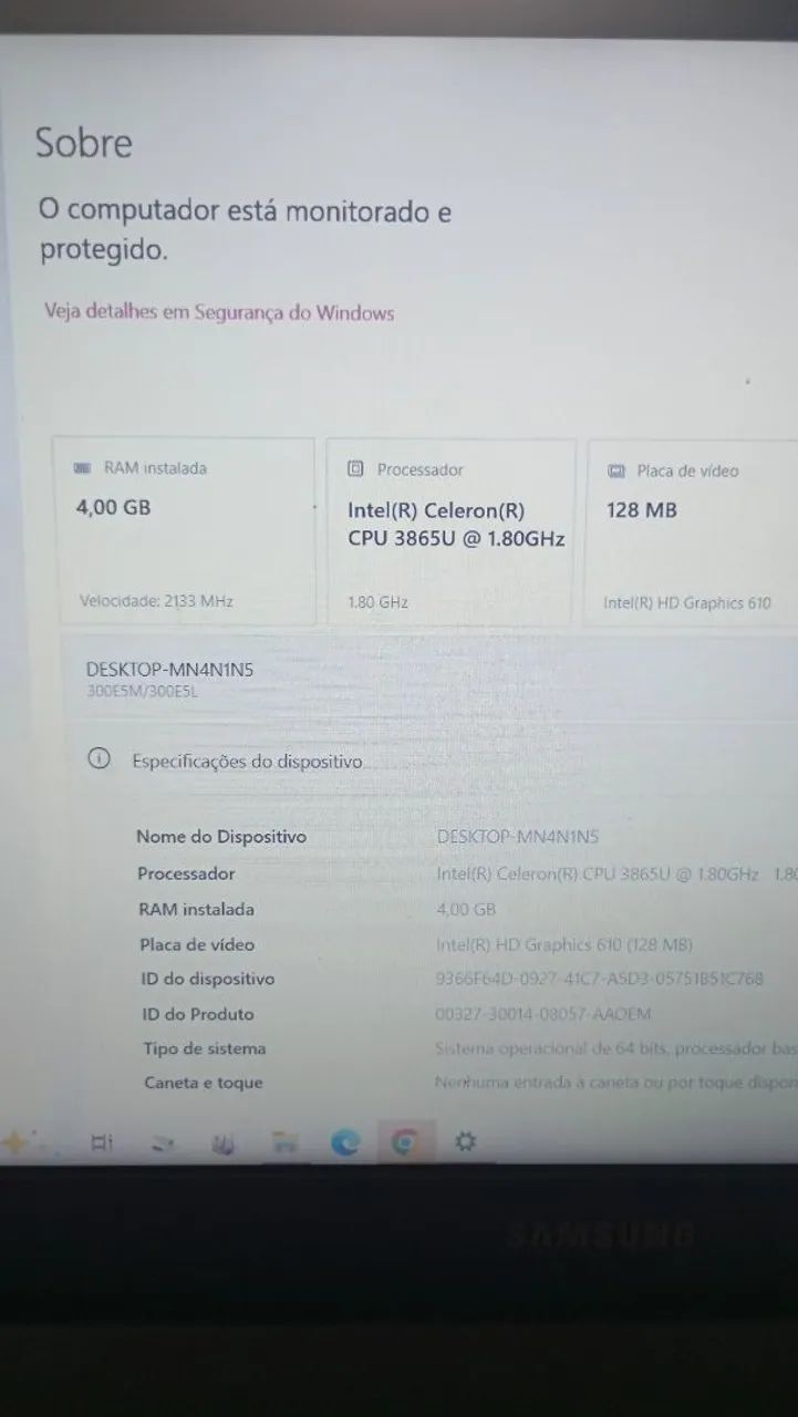 Notebook Samsung  - Foto 2
