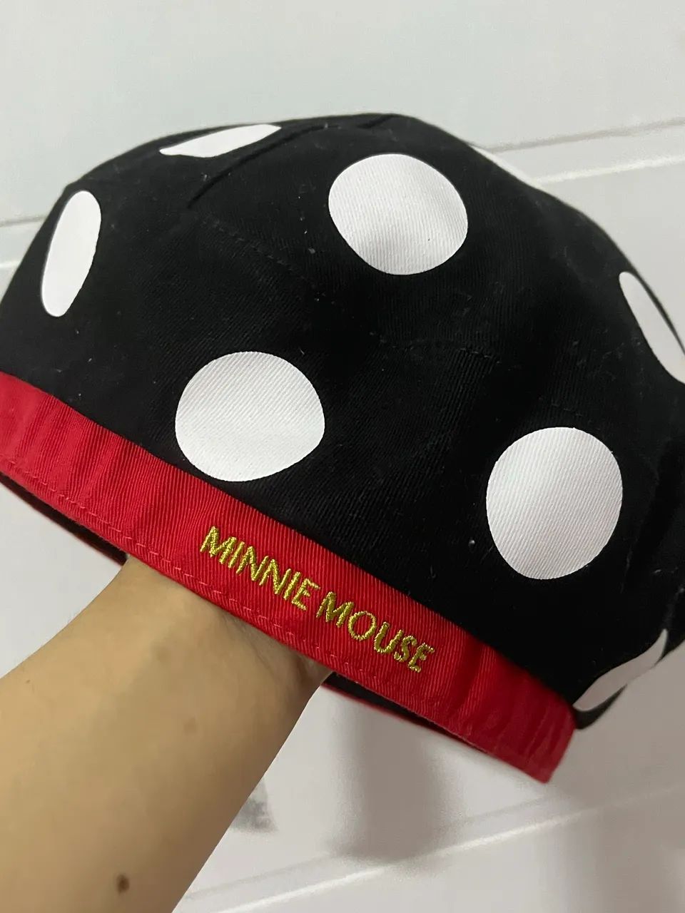 Chapéu da Minnie Mouse Original da Disney de Paris