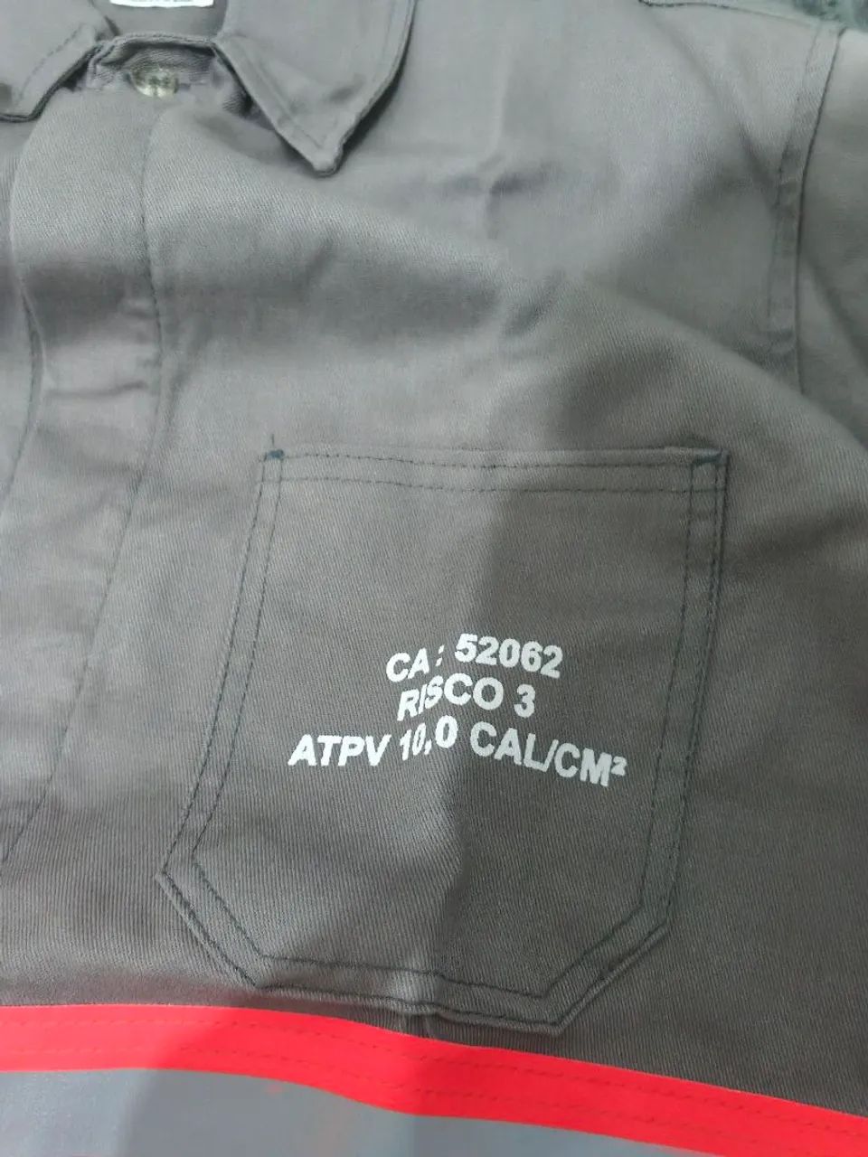 Uniforme eletricista anti chamas Risco 3 - Foto 2