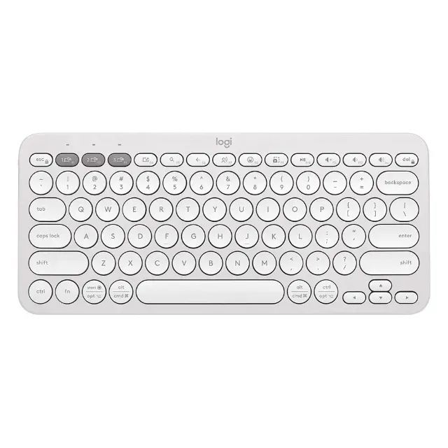 Teclado sem fio Logitech Pebble Keys 2 K380s com Conexão Bluetooth