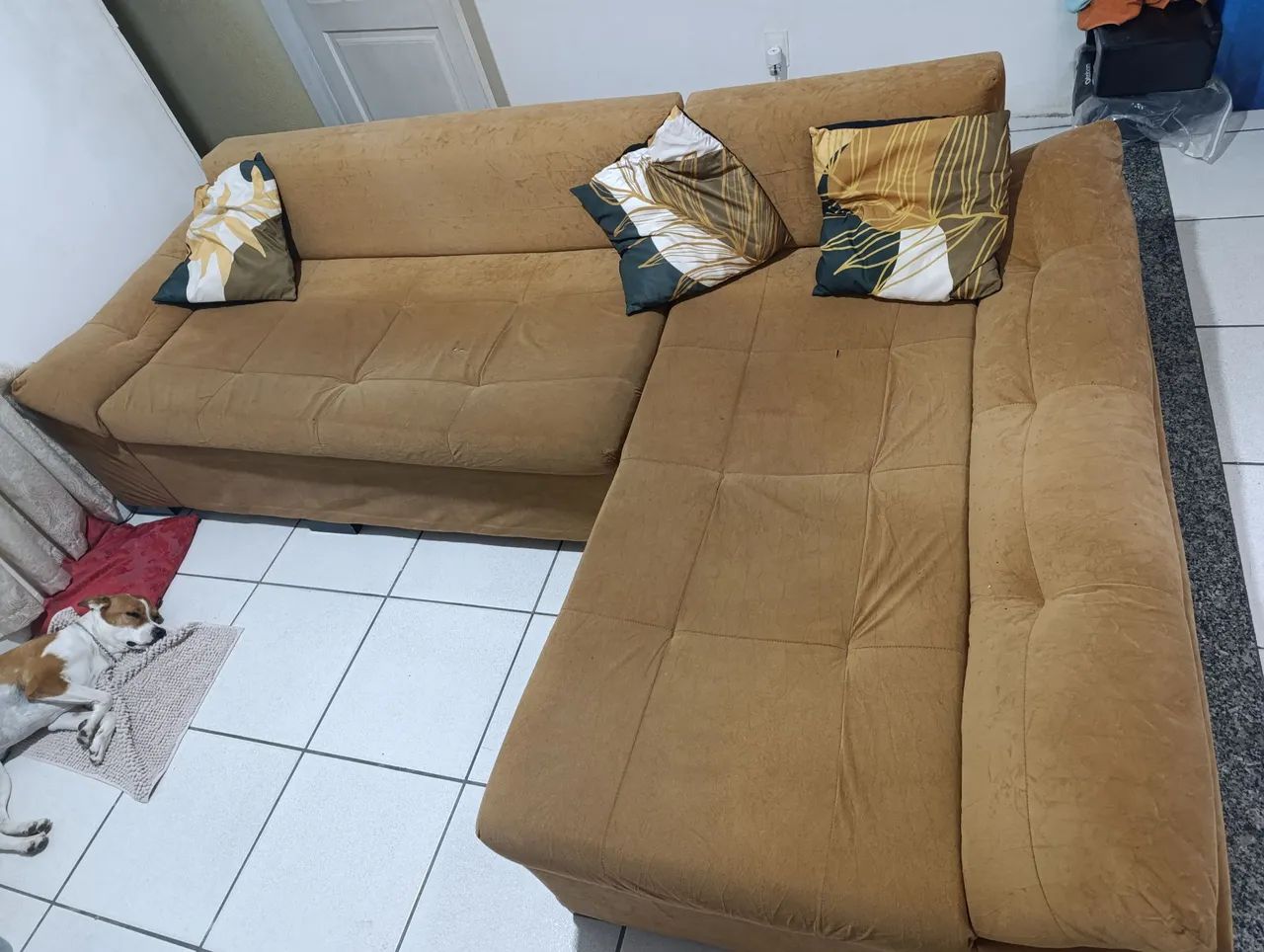 Sofá de sala em formato em L -  Leia o anuncio  - Foto 2