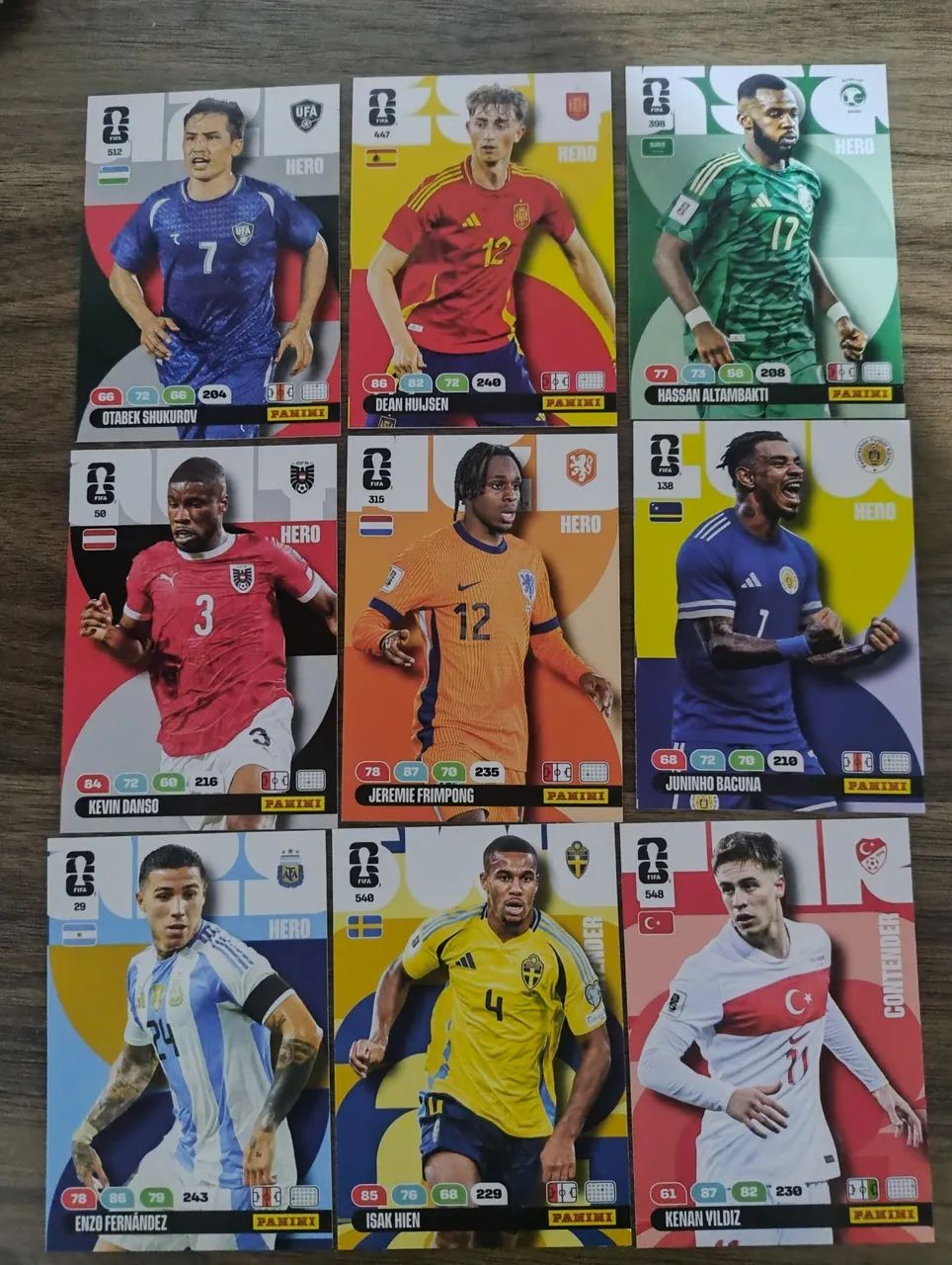 23 Cards Copa do Mundo 2026 Panini - Lote