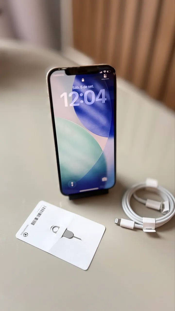 iPhone 12 Branco 64GB - Impecável / Única Dona / Cabo Original - Foto 5