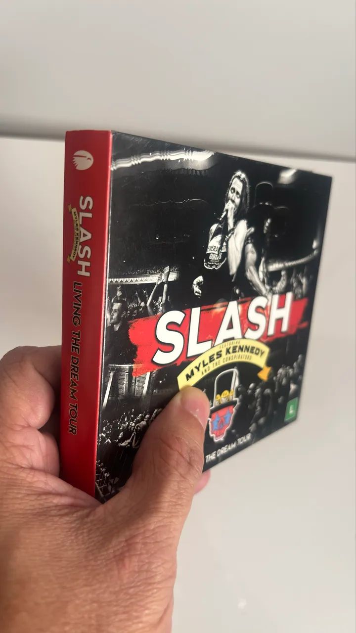 CD Duplo + DVD Slash Living The Dream Tour - Excelente Estado