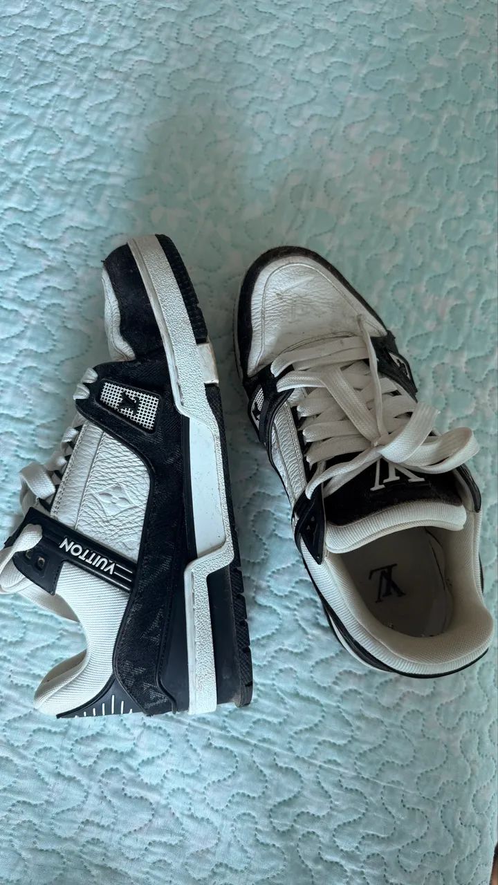 Louis Vuitton Trainer Original - Denim Monogram (Com Comprovante) - Foto 3