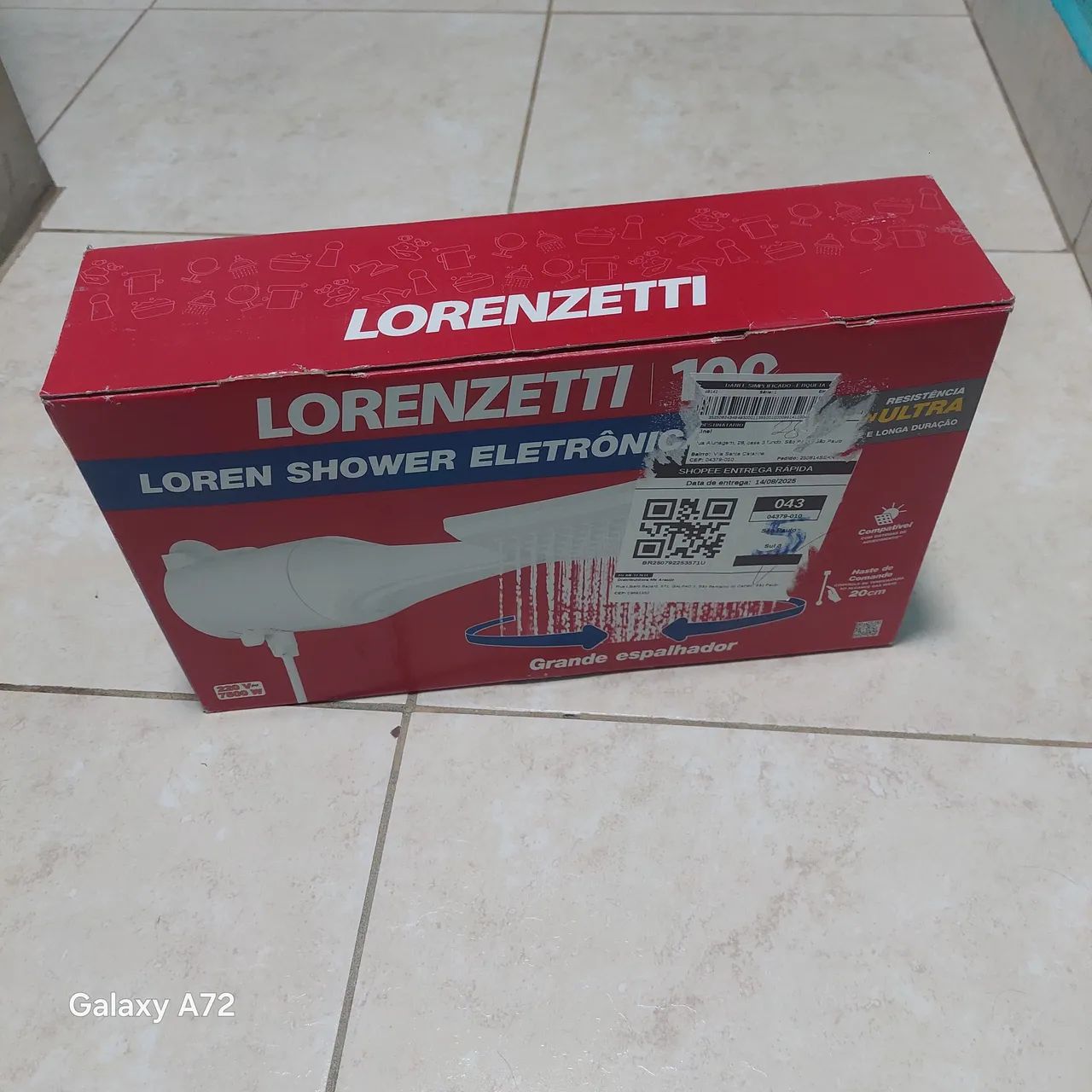 CHUVEIRO ELETEONICA 220 VOLT (NOVO NA CAIXA)