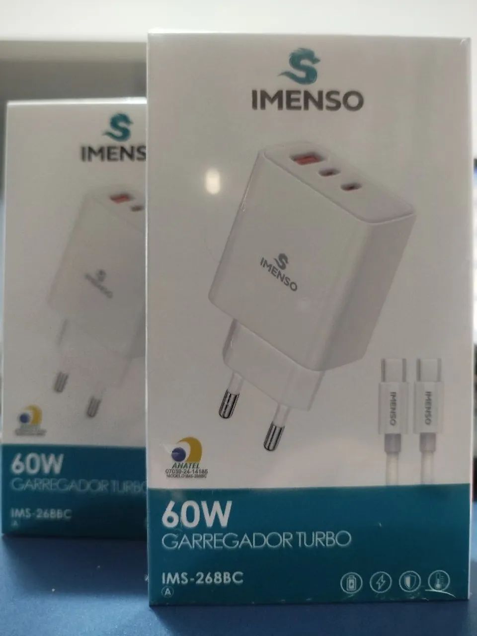 Imenso carregador 60w cabo C/C ims-268bc - Foto 2