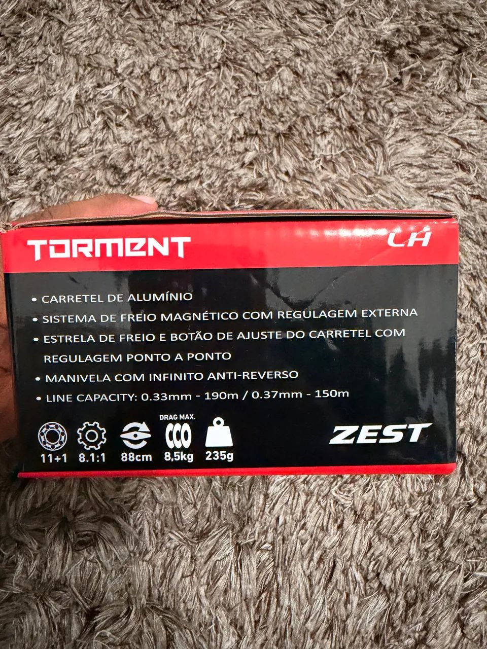 Carretilha Zest Torment 200 LH  - Foto 4