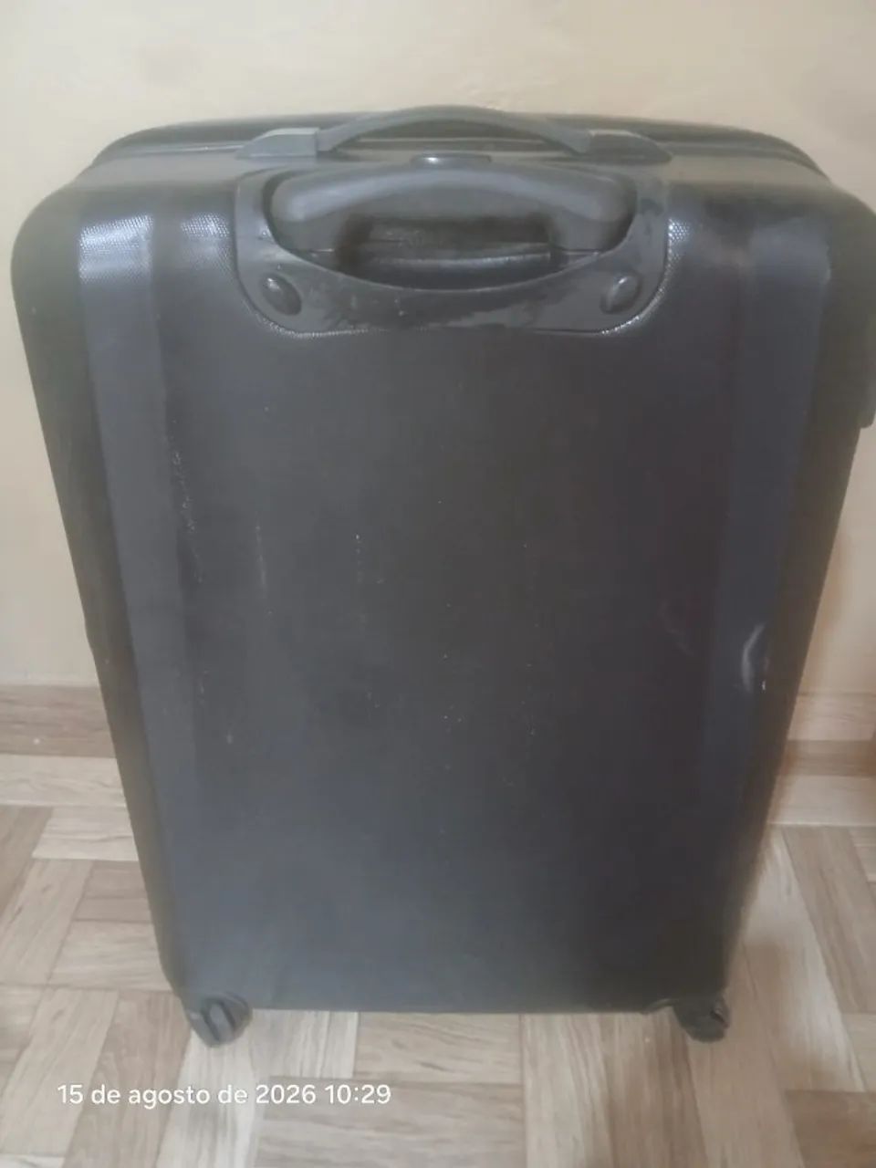 Mala Samsonite Preta com Cadeado TSA - Usada - Foto 2