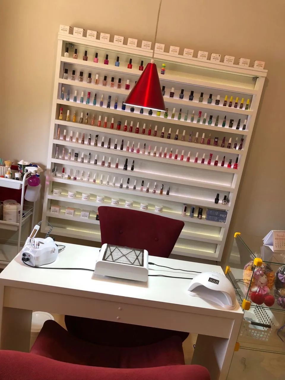 Expositor de Esmalte MDF com Led 