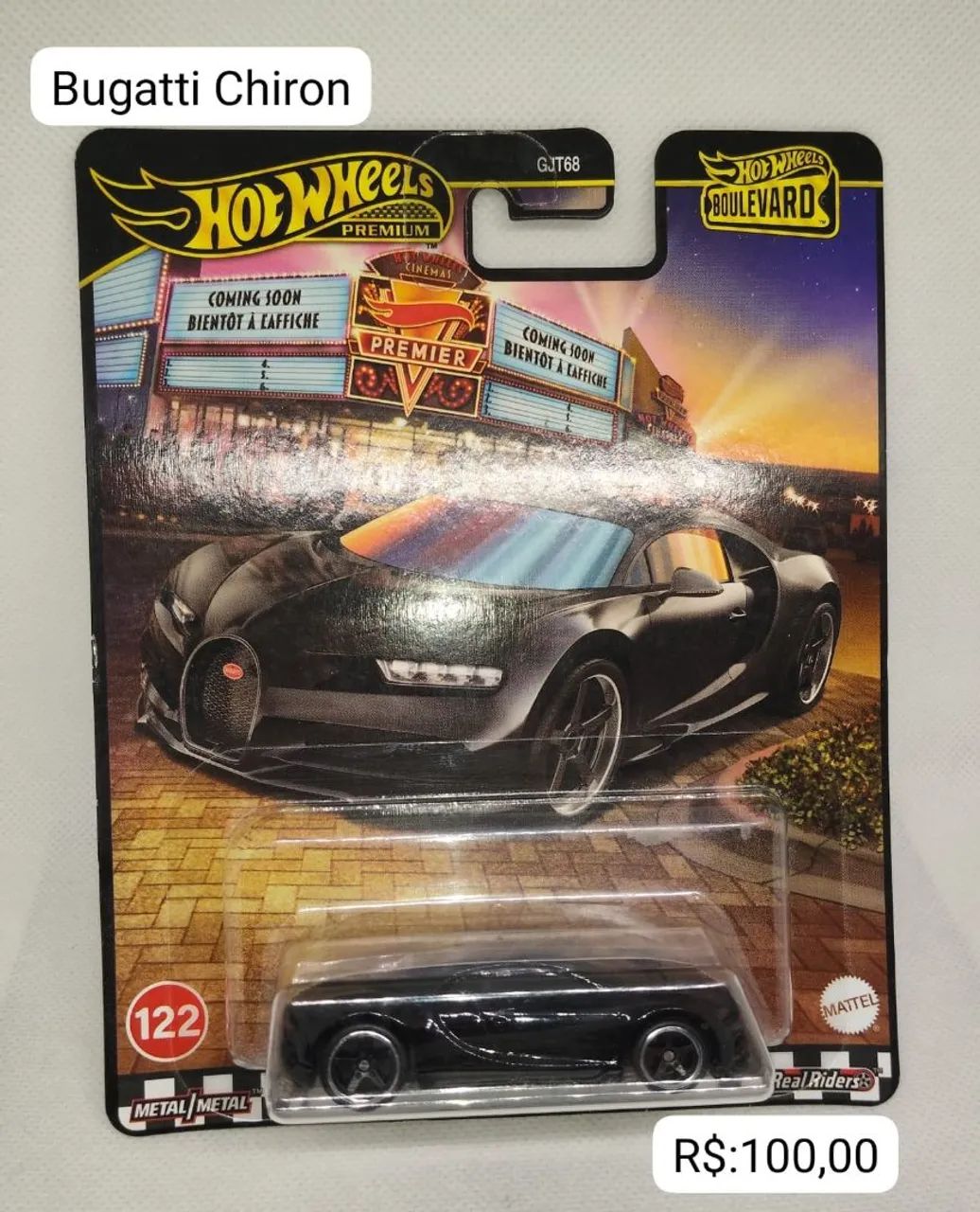 Hot Wheels Premium Bugatti Chiron 
