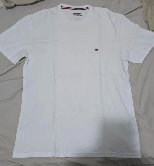 Camiseta tommy branca original