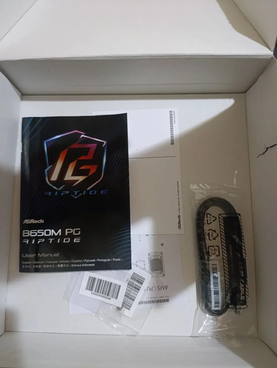 Placa Mãe ASROCK B650M PG RIPTID( seminova) - Foto 5