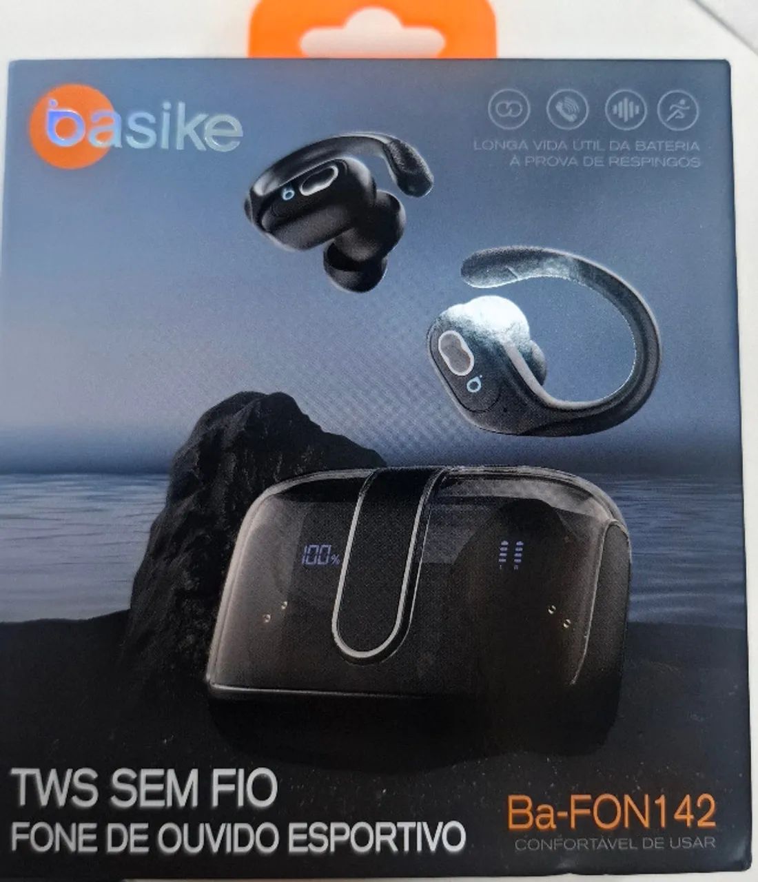 Fone de ouvido esportivo bluetooth Basike - Foto 4