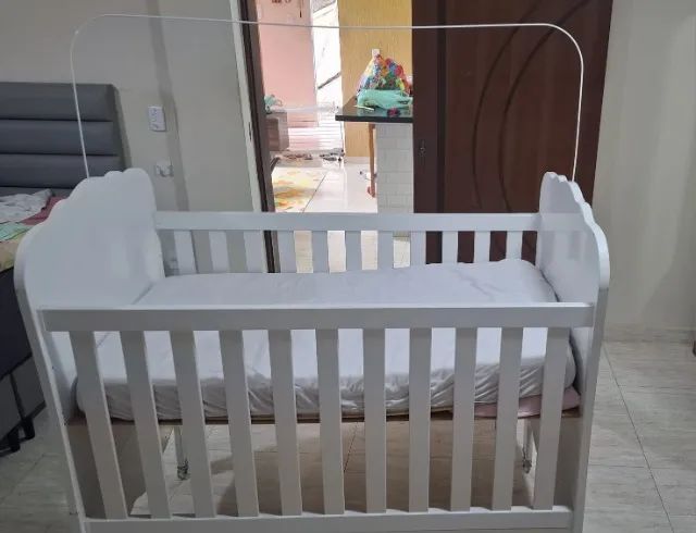 BERÇO PARA BEBE (PODE VIRAR CAMA) - Foto 5