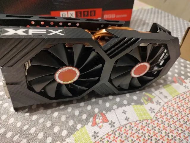 Placa de Vídeo XFX Radeon RX 590 Fatboy 8GB GDDR5