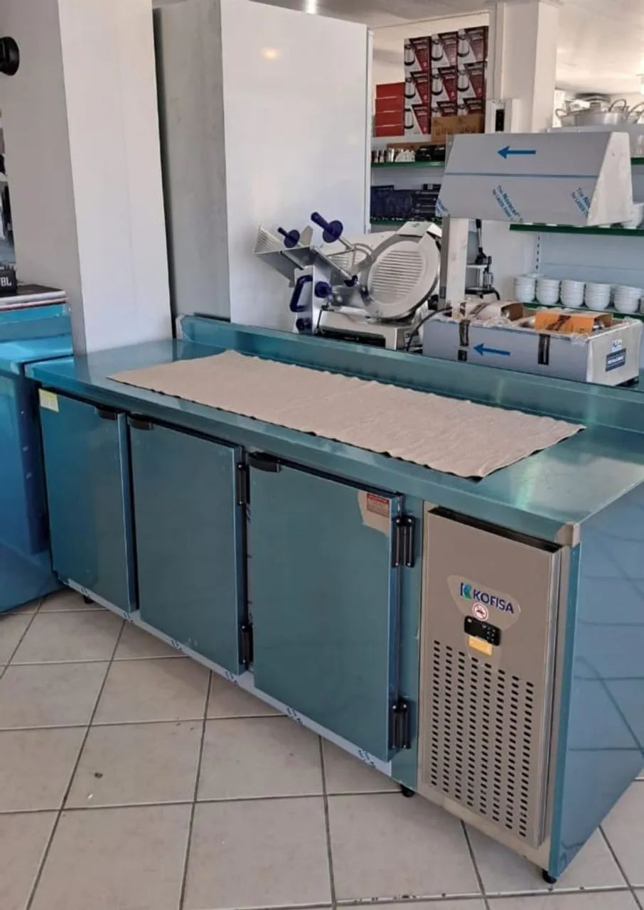 NZ. Balcão refrigerado inox 1,85m KOFISA 