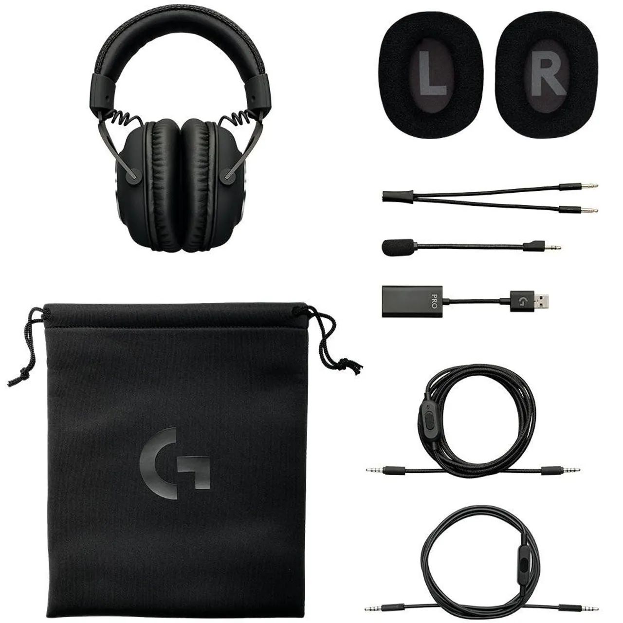 Headset Logitech G Pro X com fio (Original) - Foto 4