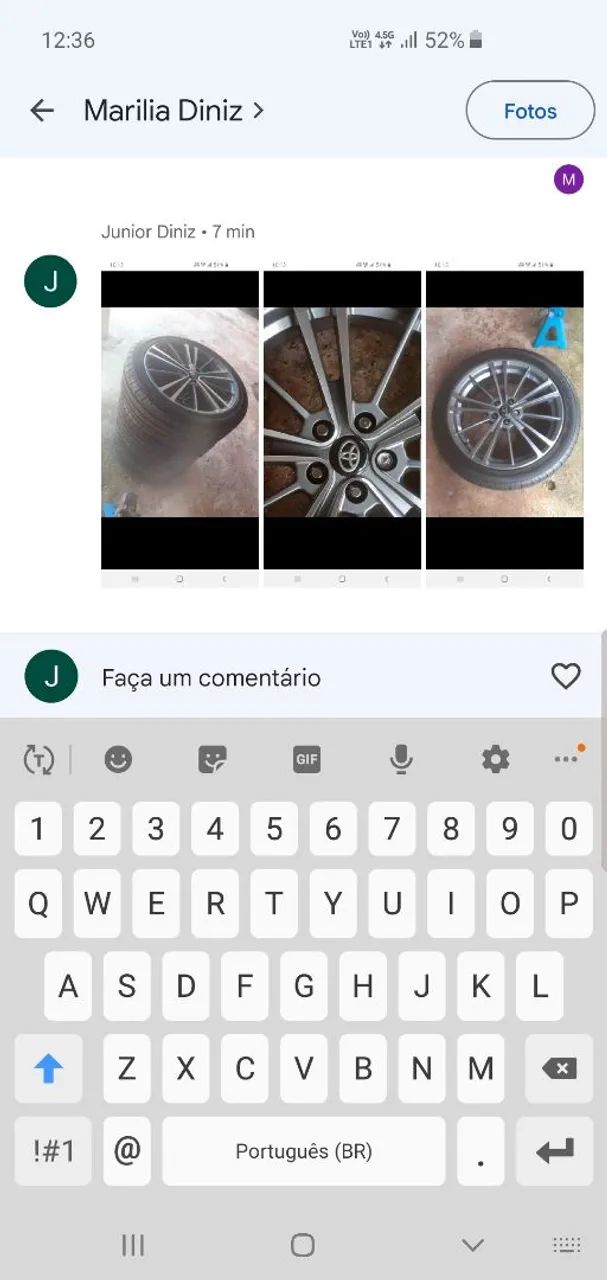 Rodas corolla