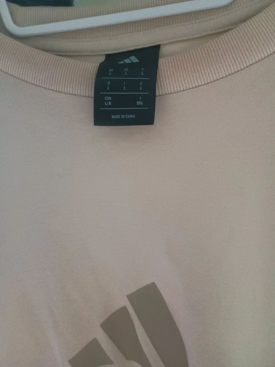 Camisa Creme Adidas Original