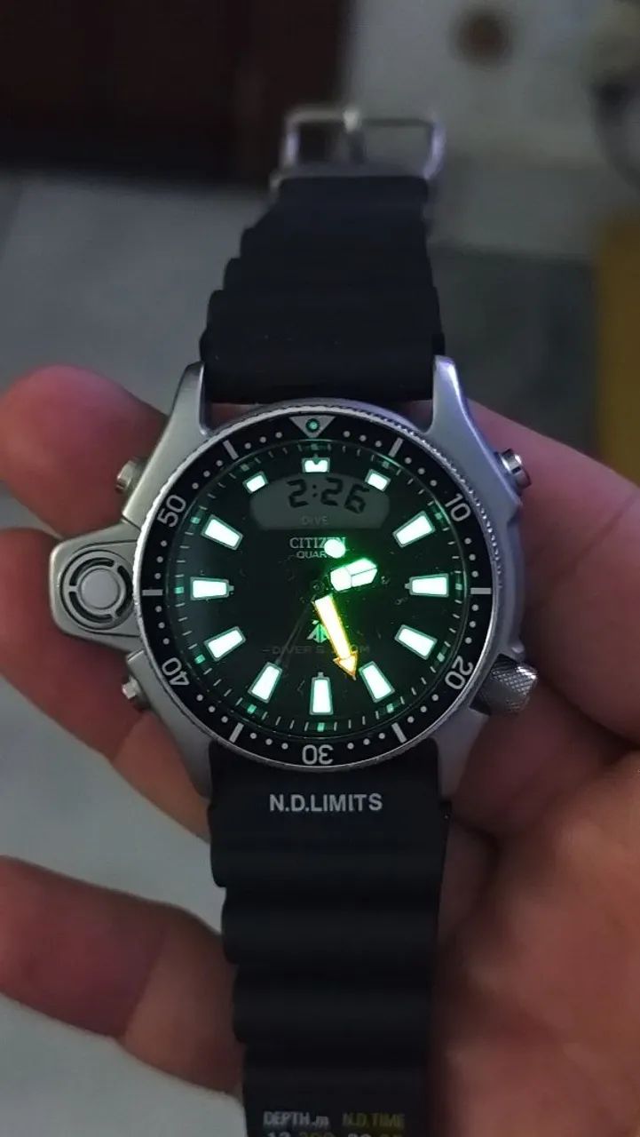 RELÓGIO DE MERGULHO CITIZEN PROMASTER AQUALAND JP2000 SÉRIE PRATA - Foto 5