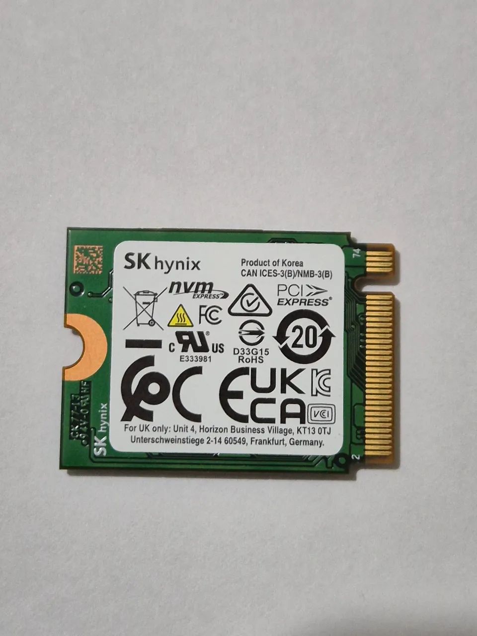 内蔵型SSD SK hynix NVMe 512GB SSD M.2 2280 Amazon | SK Hynix SSD 512GB PC611 M.2 2280 80mm NVMe PCIe Gen3 x4