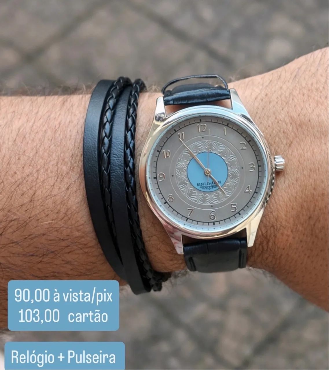 Relógio Masculino com Pulseira  - Foto 2