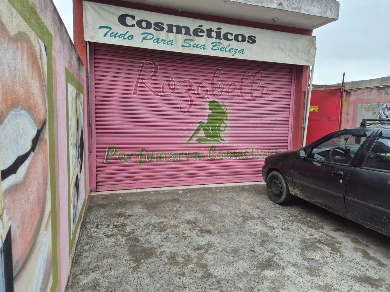 Porta de aço comercial automático 3.20 alt X 4.35 lar. Motor Atron