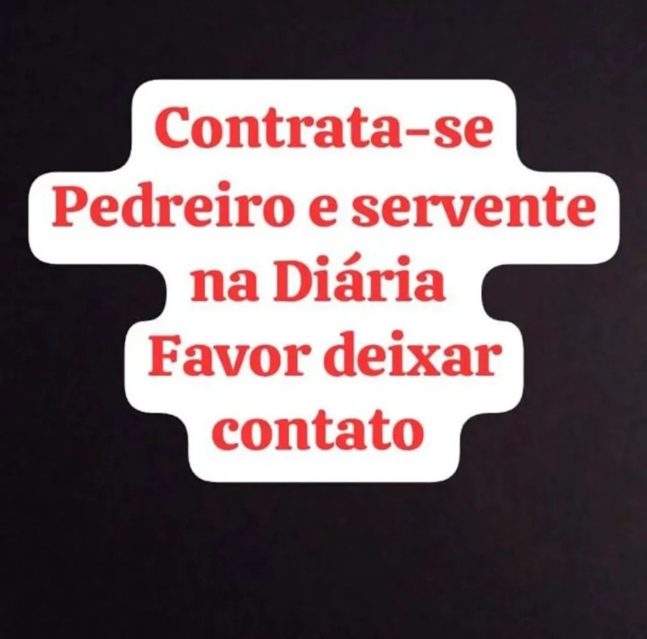 Vaga de emprego: Pedreiro e servente  - Foto 2