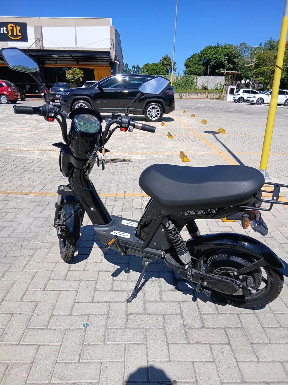 Bicicleta elétrica (bateria  de lítio) - Foto 4