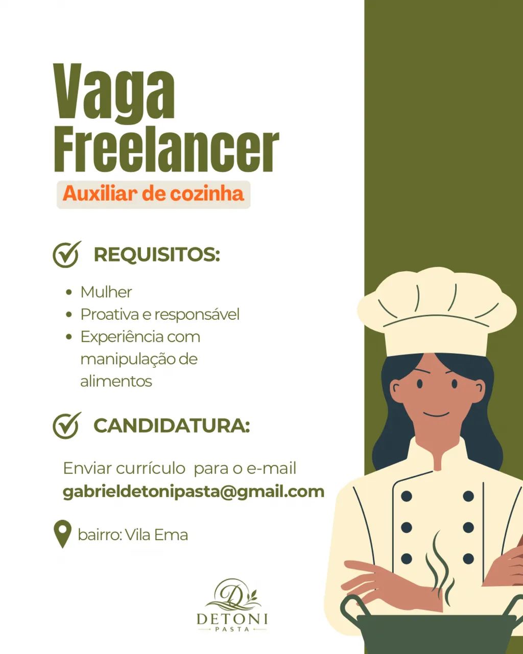Vaga freelancer 