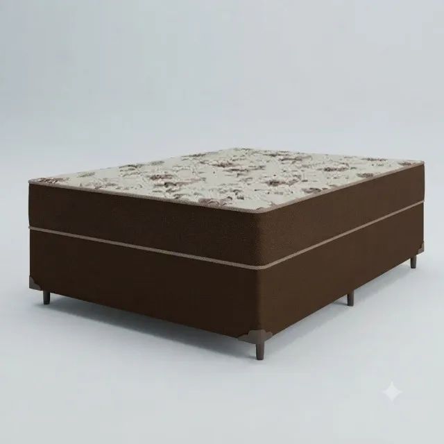 Novo! Conjunto Base e Colchão Casal D33 - Prime Light