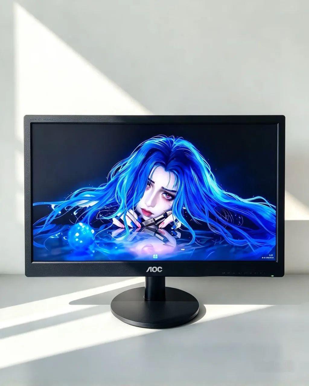 ?Monitor AOC 18,5? HD - Perfeito para trabalho e estudos? - Foto 2