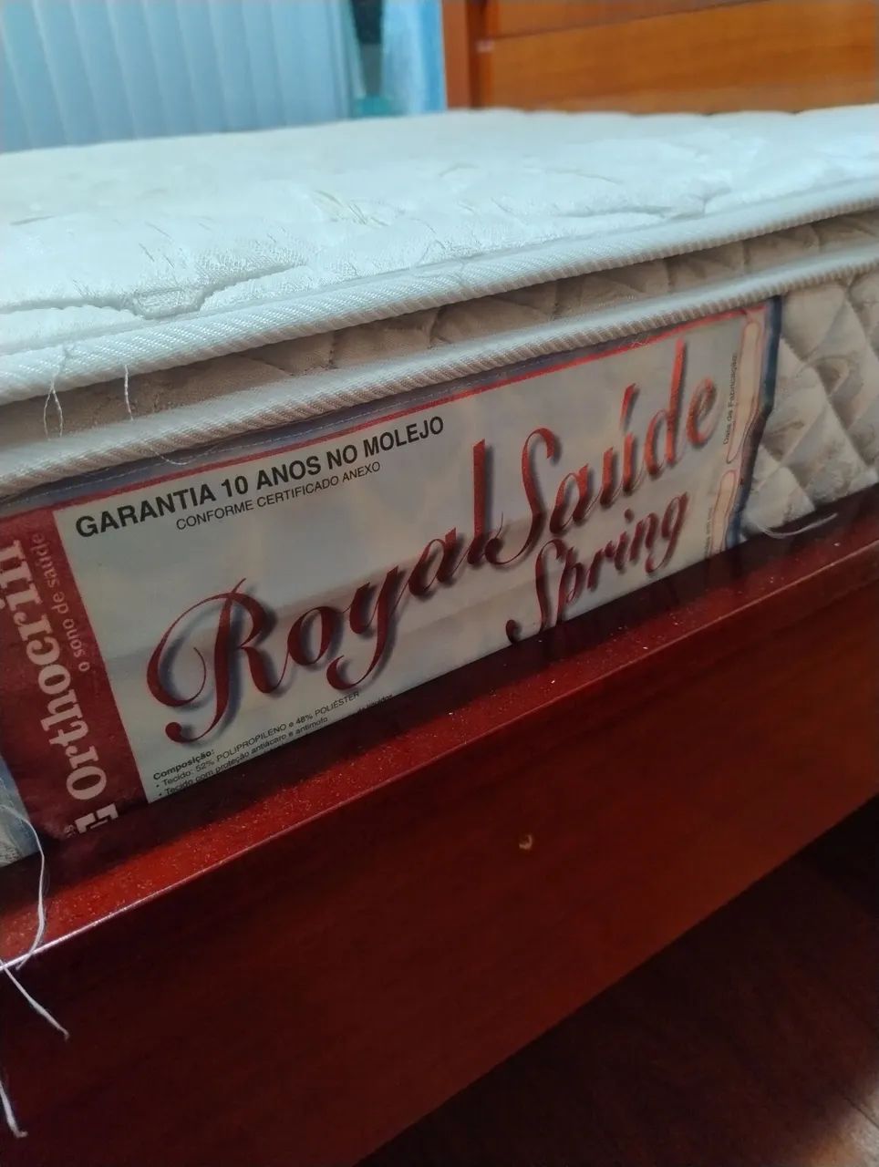 Cama casal com colchão orthocrin - Foto 5