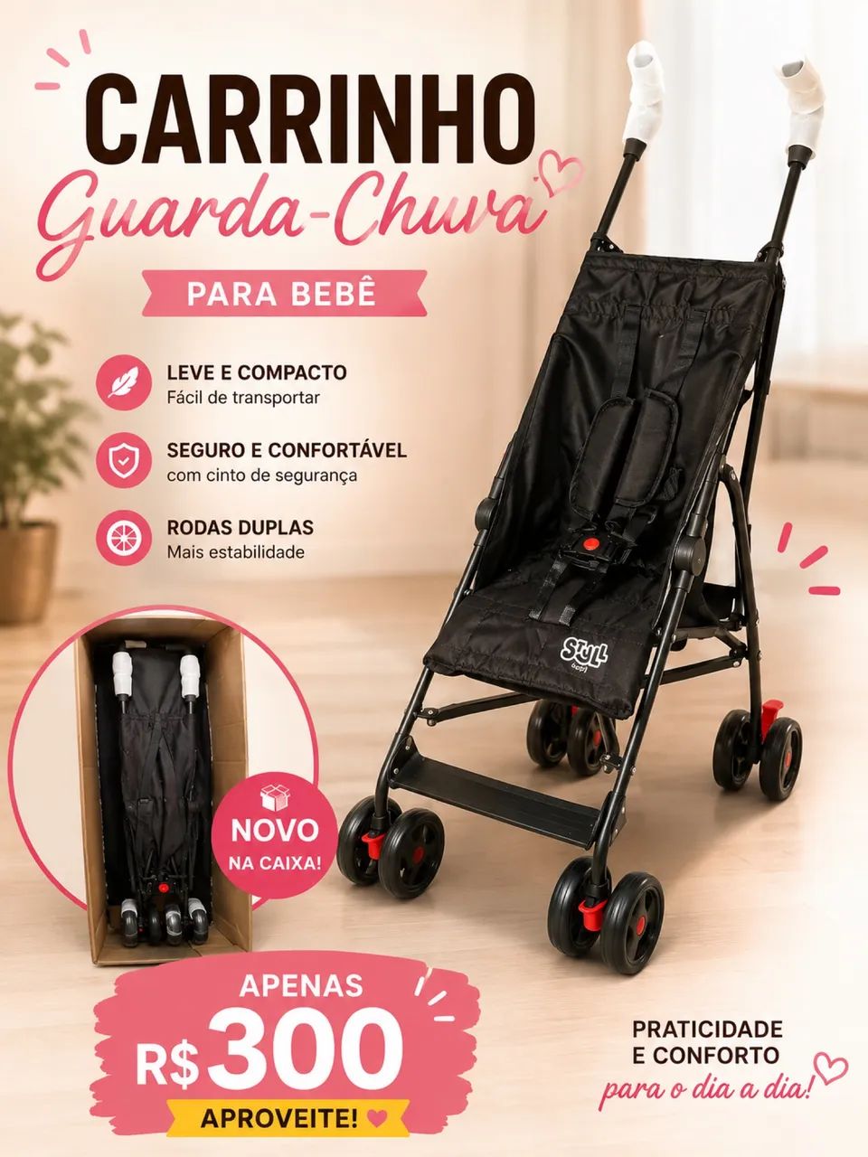 Carrinho de bebê - Foto 2