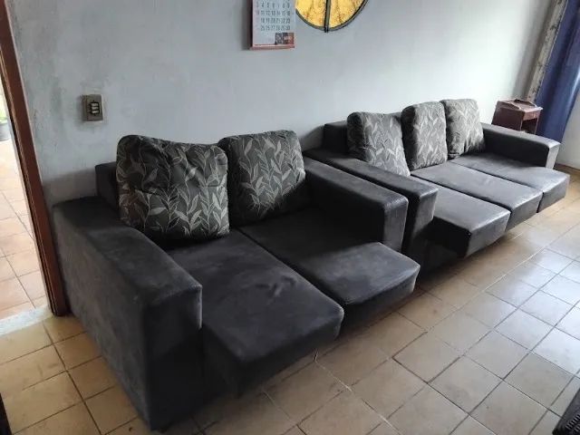 Sofá retrátil 2 e 3 lugares - Foto 2