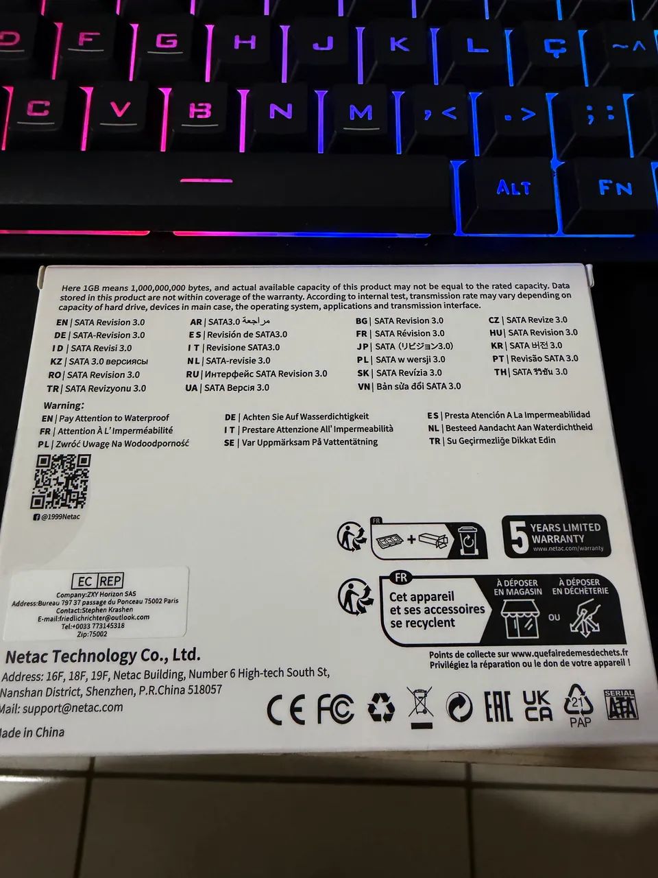 SSD 512gb lacrado - Foto 2