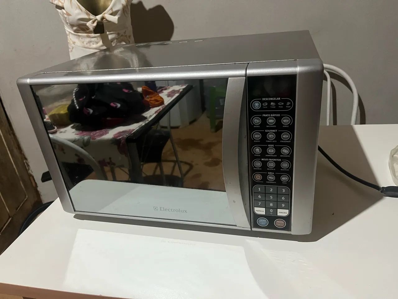 Microondas troco em pix