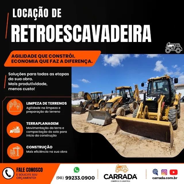 Locação Retroescavadeira
