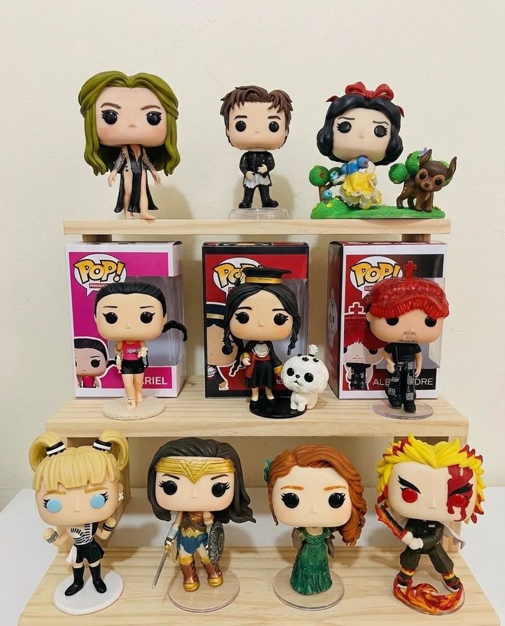 Funko Pop personalizado em biscuit sobre encomenda.