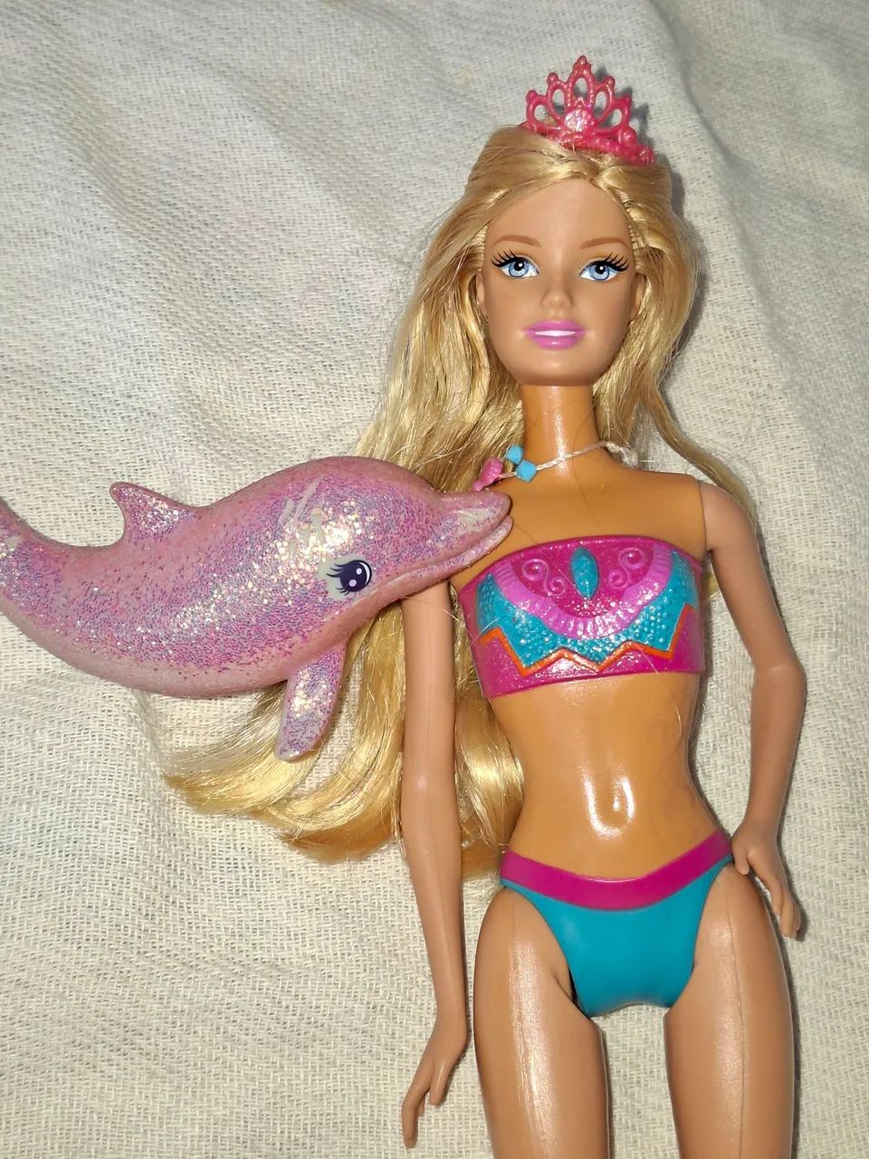 Boneca Barbie com golfinho  - Foto 2