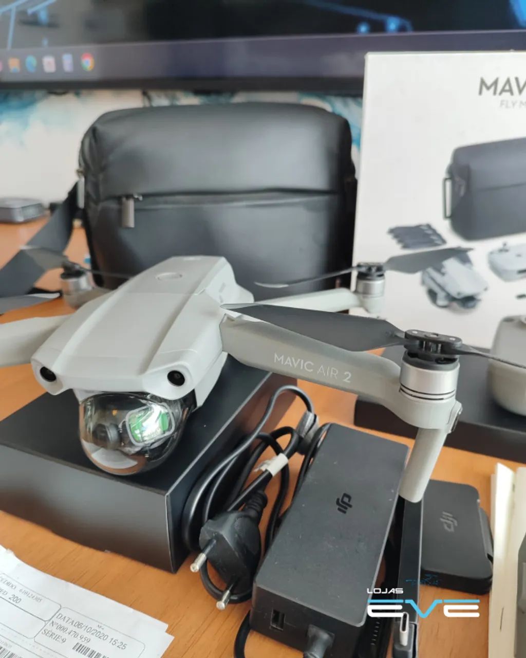 Drone Air 2, bem conservado. Com nota fiscal! - Foto 4