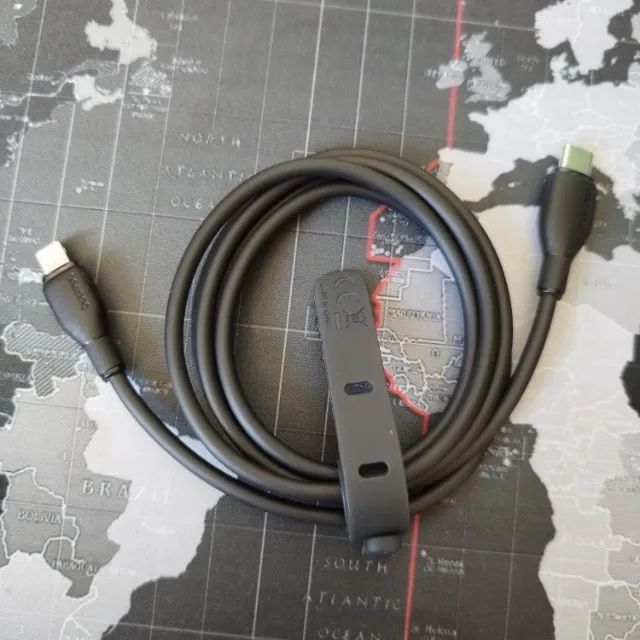 Cabo Premium Baseus USB-C para Lightning 20W para iPhone - Foto 3
