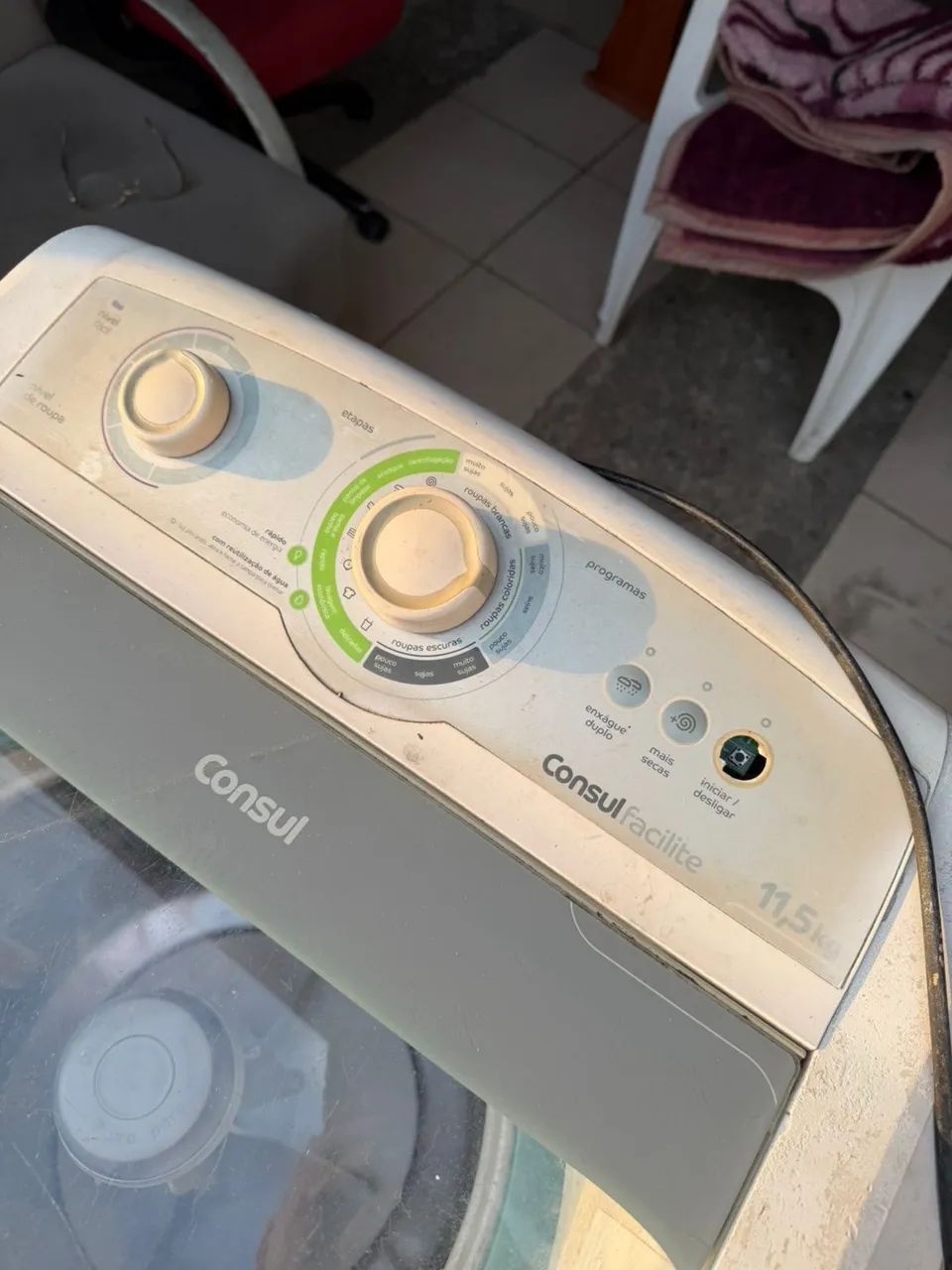 Máquina de lavar 11.5kg com defeito  - Foto 5