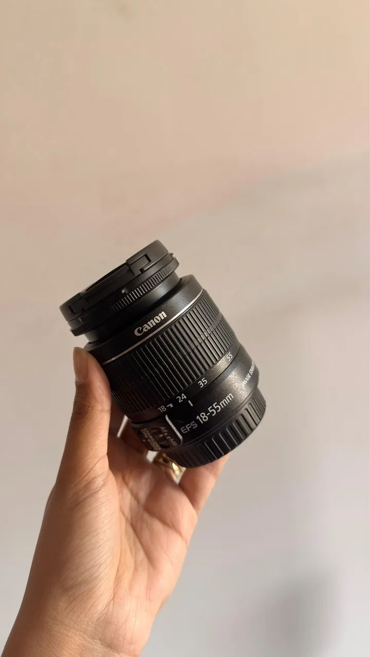 Câmera Cânon Rebel T5 + lente 18-55 + carregador - Foto 4