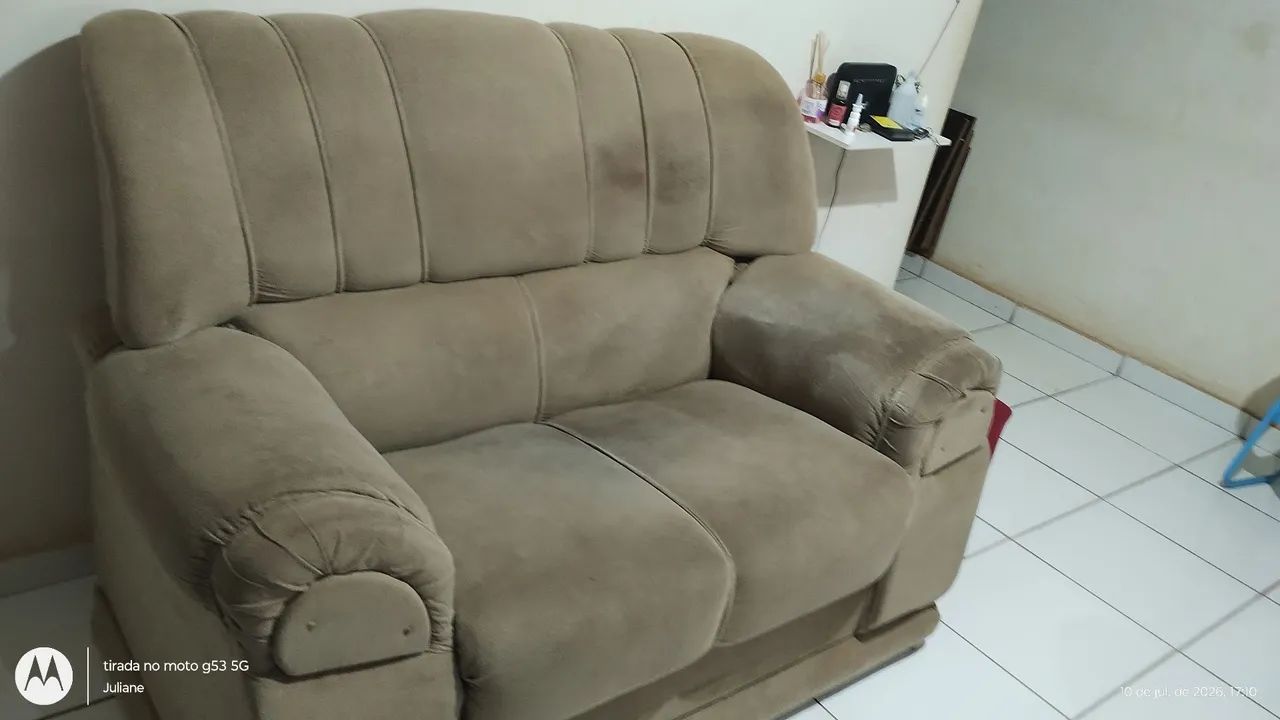 vendo sofa dois e três lugares  - Foto 2