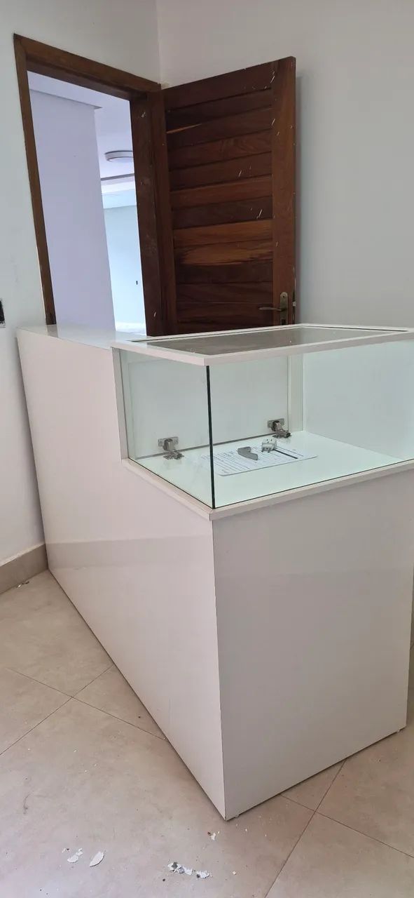 Balcão de loja MDF branco  - Foto 5