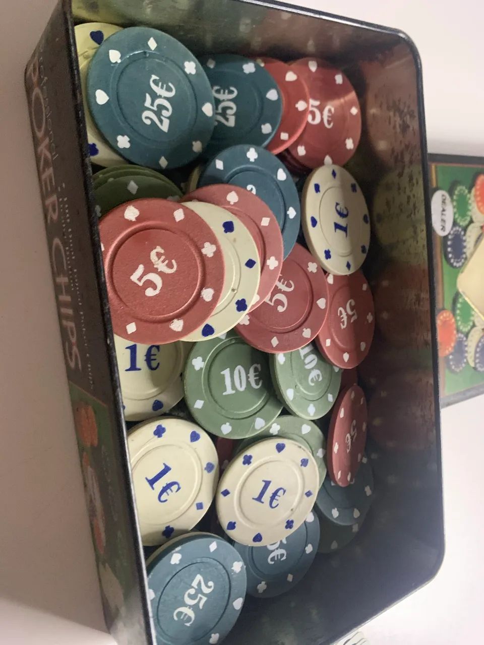 Poker Chips Com Cartas - Foto 3