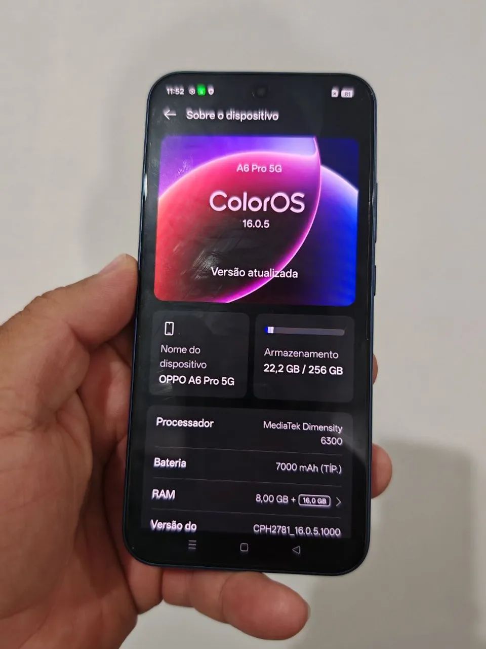 Oppo A6 pró 24/256gb zero com NF - Foto 5